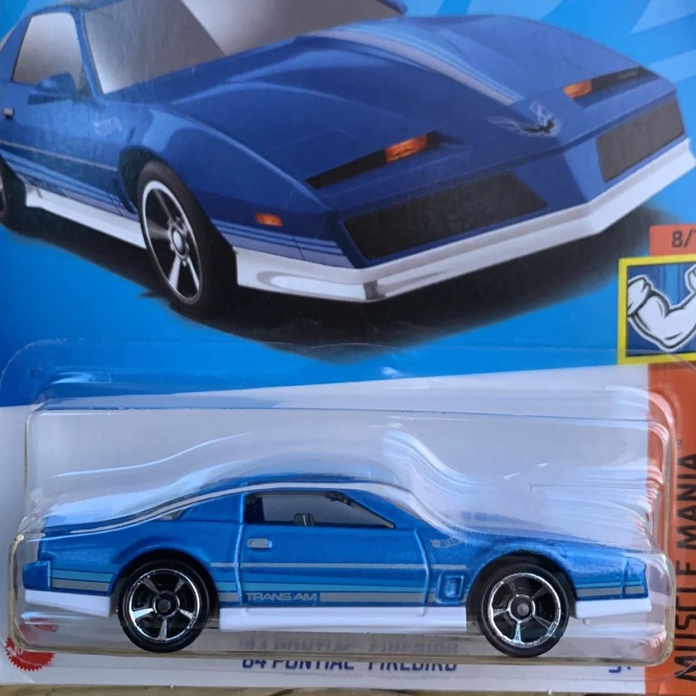 Hot Wheels 1984 PONTIAC FIREBIRD Trans Am TA Muscle Mania Blue Car Hotwheels 🆕